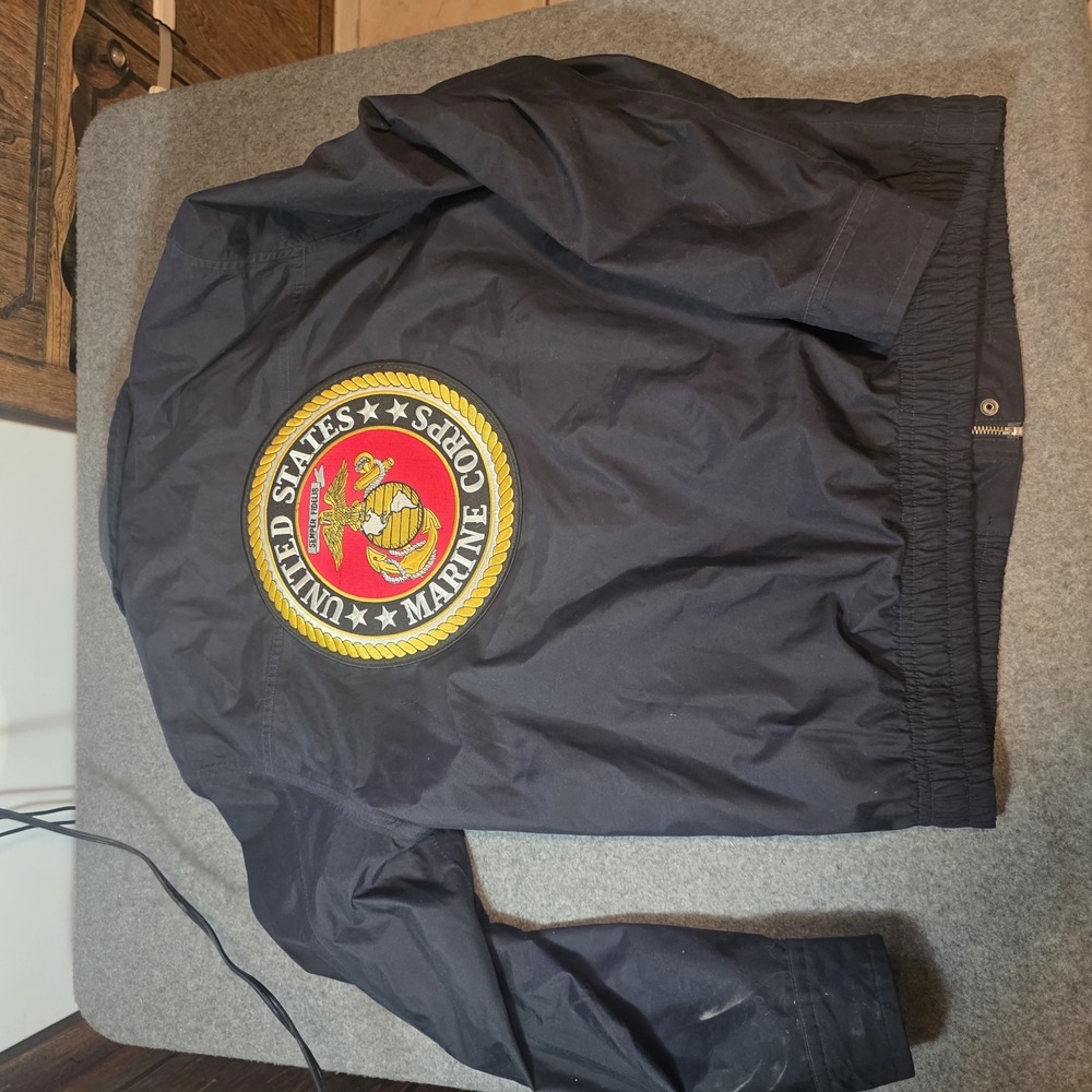 Lands End Fullzip Jacket Medium United States Marine Corps Jacket U1 View 5